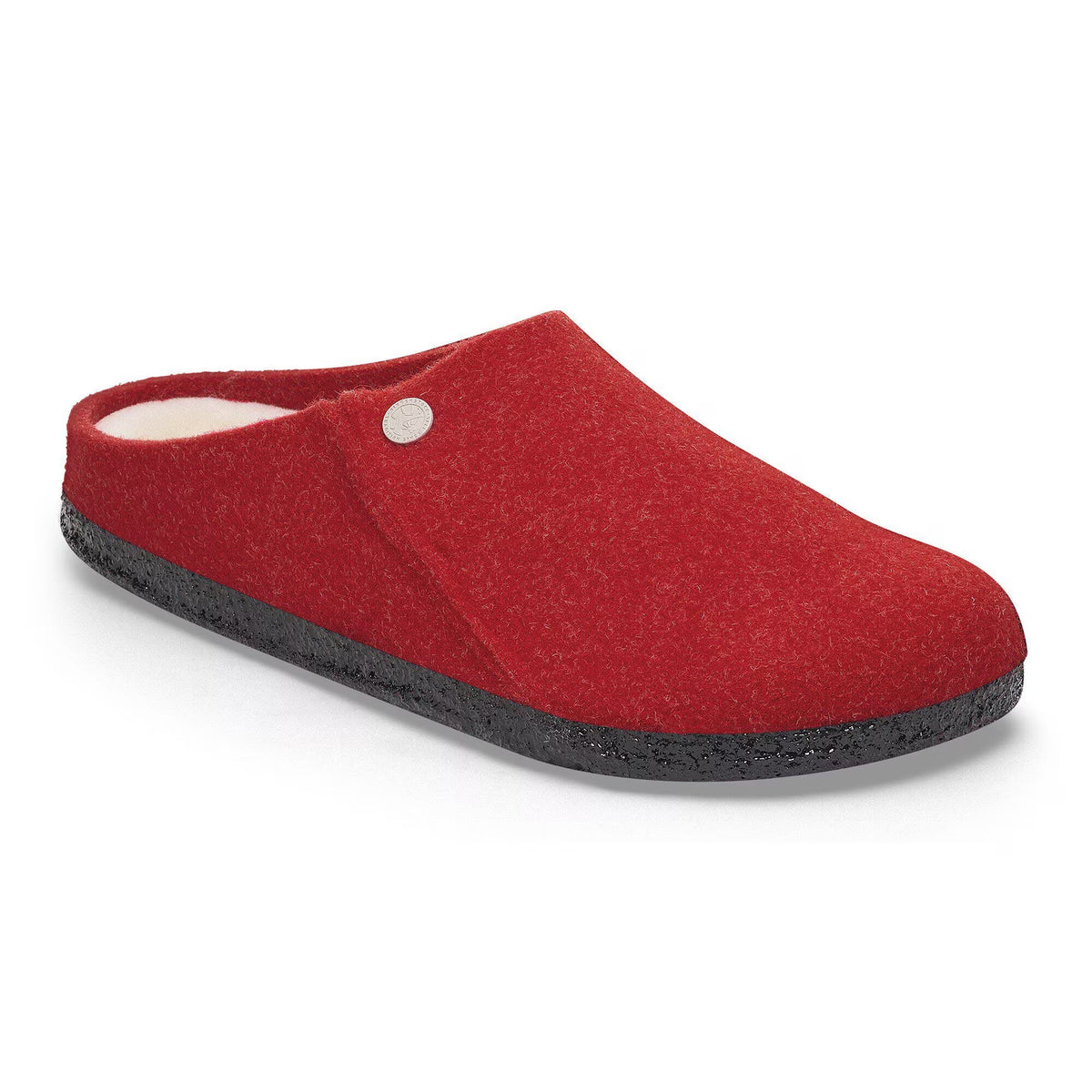 Birkenstock Zermatt Rivet Felt Clogs - Red, Regular