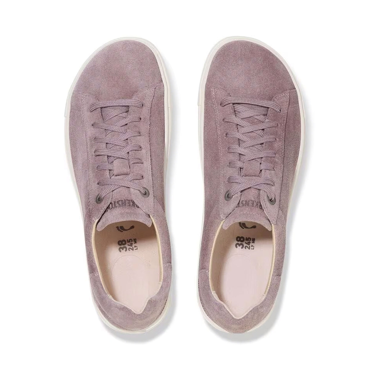 Birkenstock Bend Low Suede Leather Shoes - Purple, Narrow