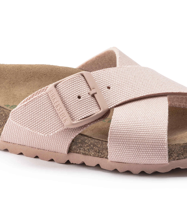 Birkenstock Siena Vegan Textile Soft Pink Sandals Narrow