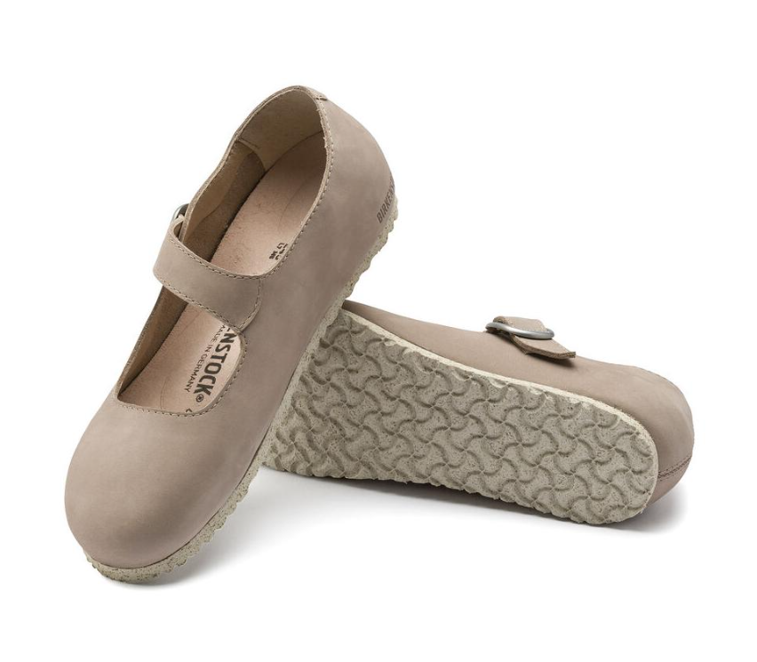 Birkenstock Tracy Nubuck Leather Sand Narrow