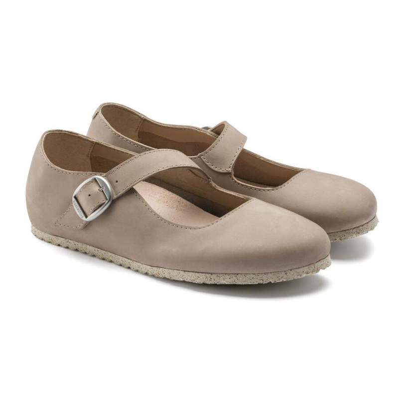 Birkenstock Tracy Nubuck Leather Sand Narrow
