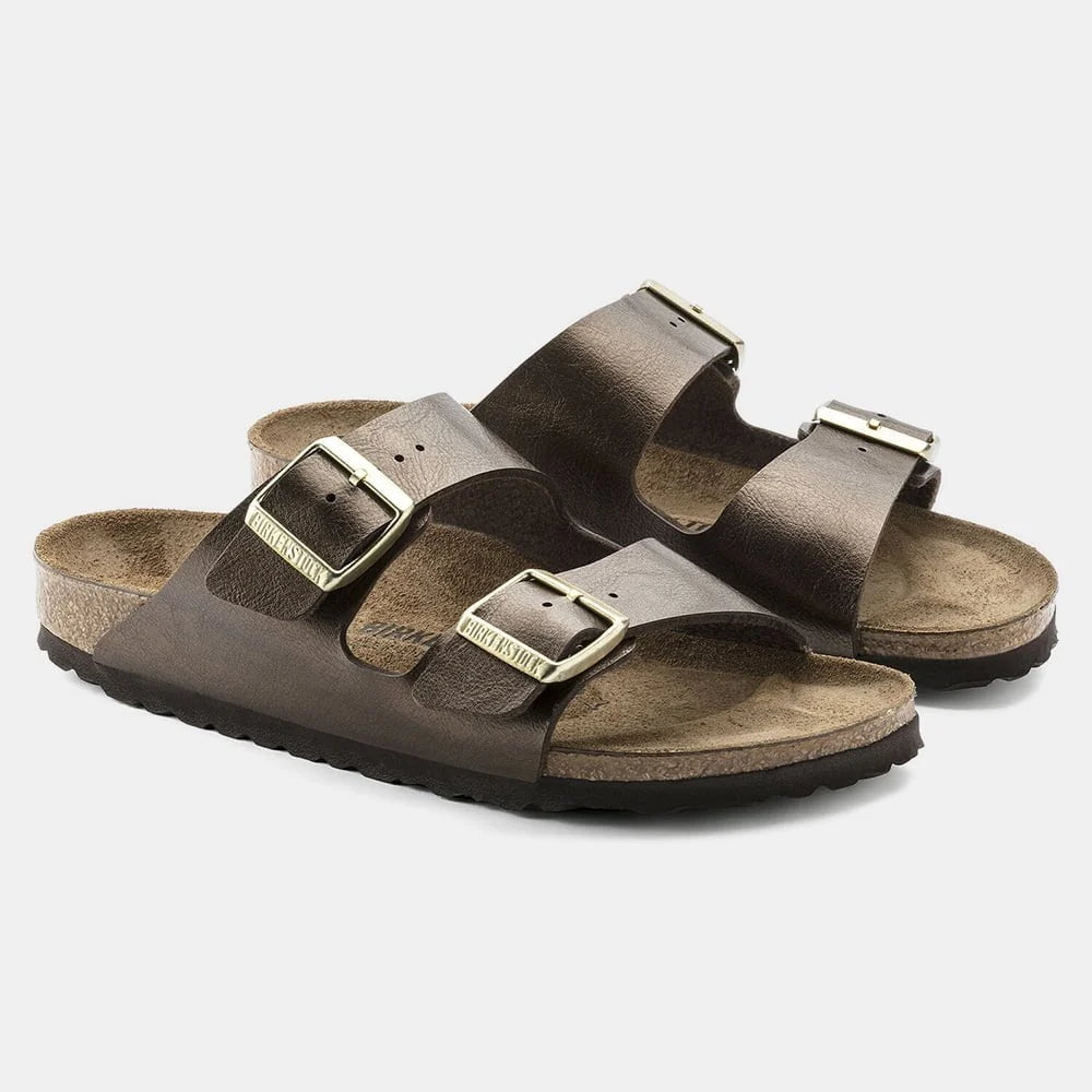 Birkenstock Arizona Birko-Flor Sandals - Toffee - Narrow