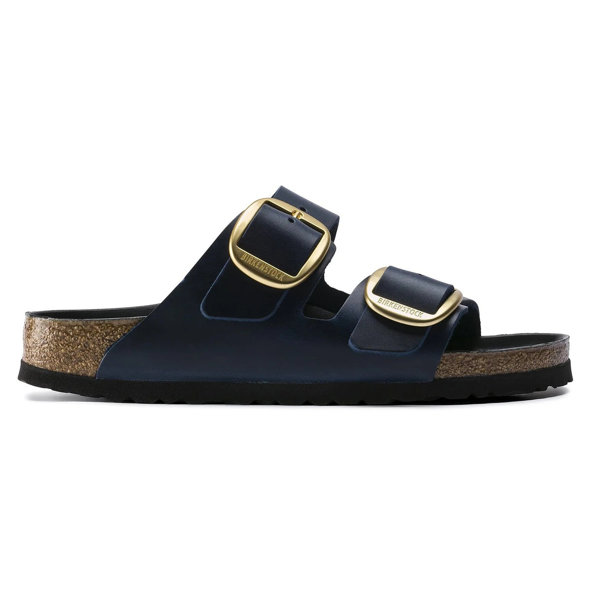 Birkenstock Arizona Big Buckle Big Buckle Oiled Leather Sandals - Blue - Narrow