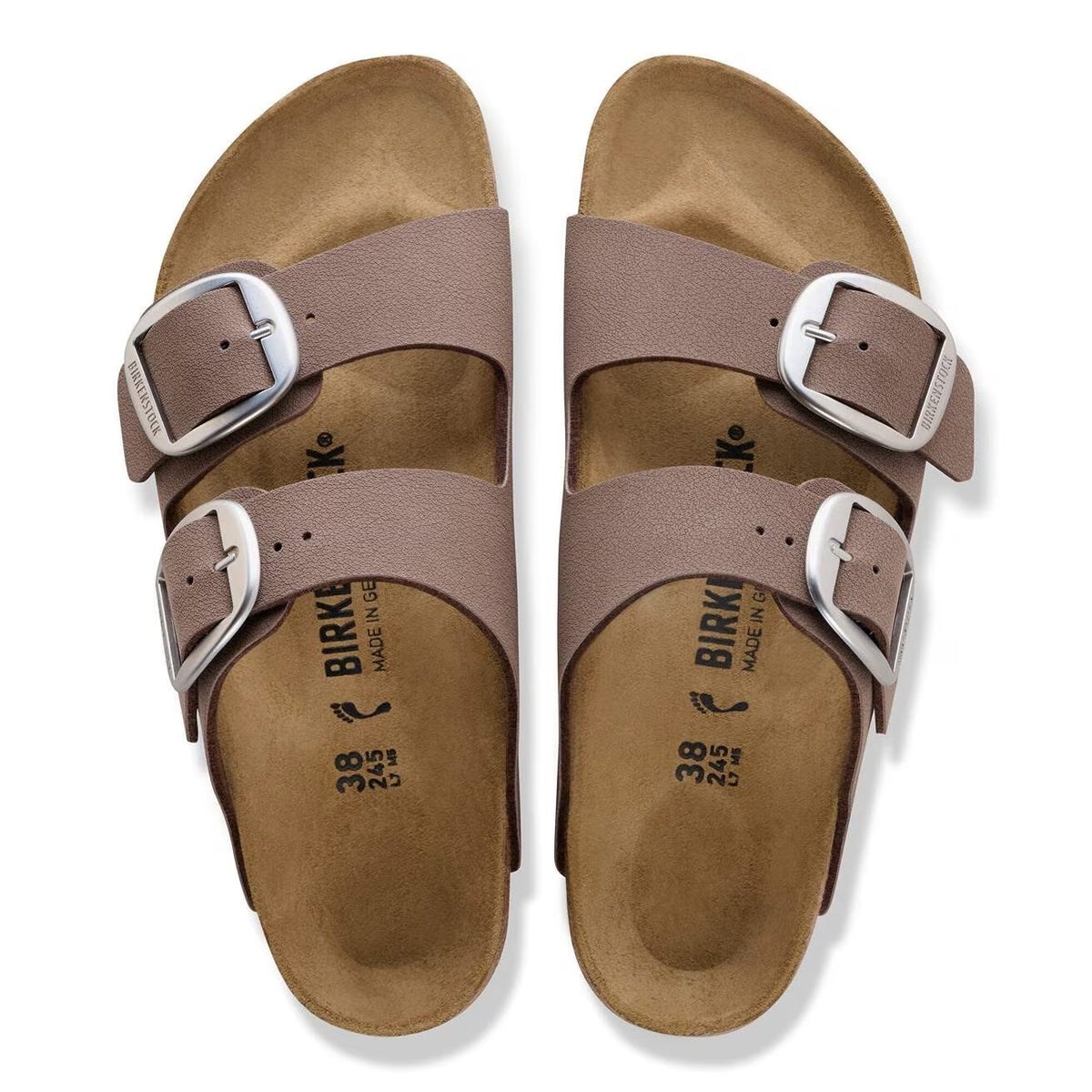 Birkenstock Arizona Big Buckle Birko-Flor Sandals - Mocca - 1032049 - Regular