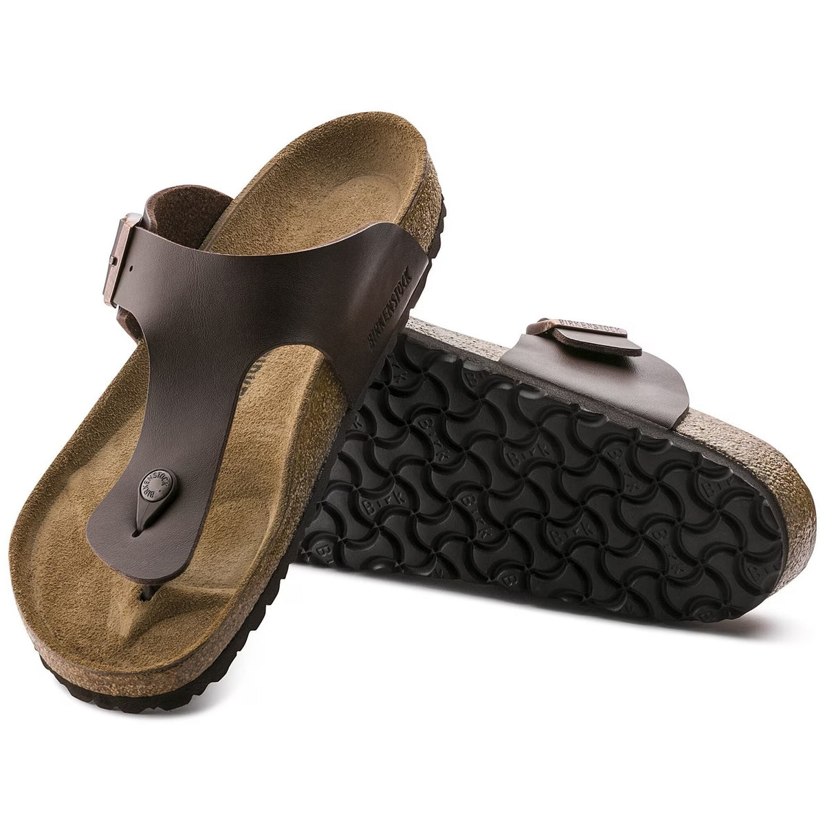 Birkenstock Ramses Birko-Flor Sandals - Dark Brown - 44701 - Regular