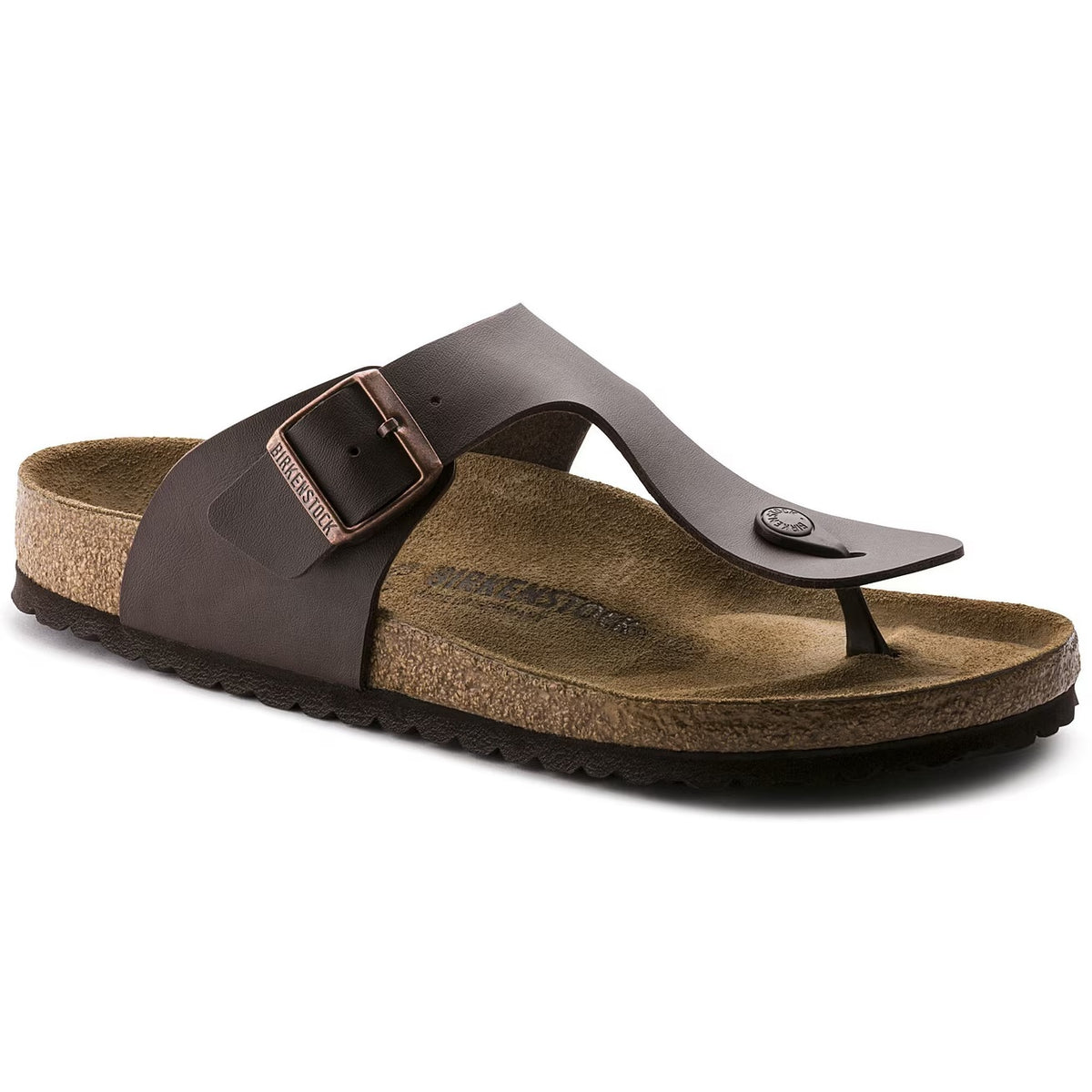 Birkenstock Ramses Birko-Flor Sandals - Dark Brown - 44701 - Regular