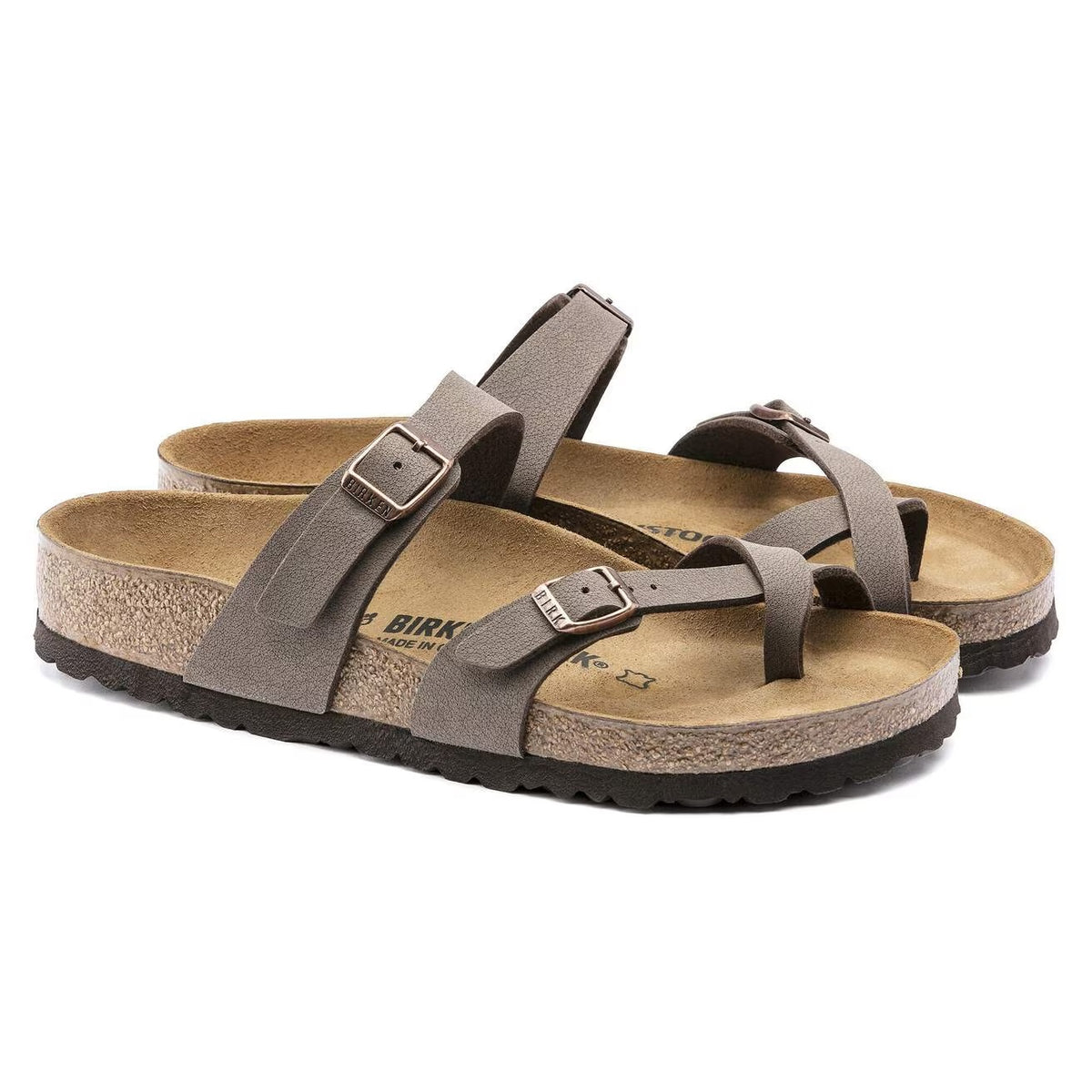 Birkenstock Mayari Birkibuc  Sandals - Mocha - 71061 - Regular