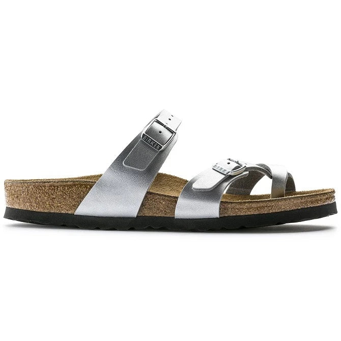 Birkenstock Mayari Birko-Flor Sandals - Silver - 71081 - Regular