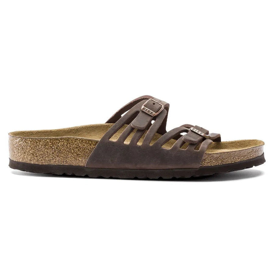 Birkenstock Granada Soft Footbed Oiled Leather Sandals - Habana - 92651 - Regular