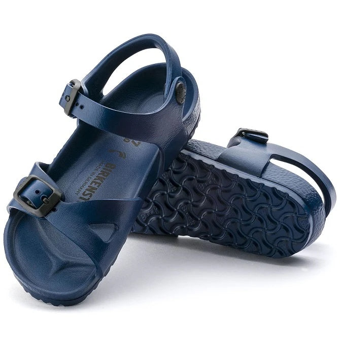 Birkenstock Rio Essentials Kids EVA Sandals - Navy - 126123 - Narrow
