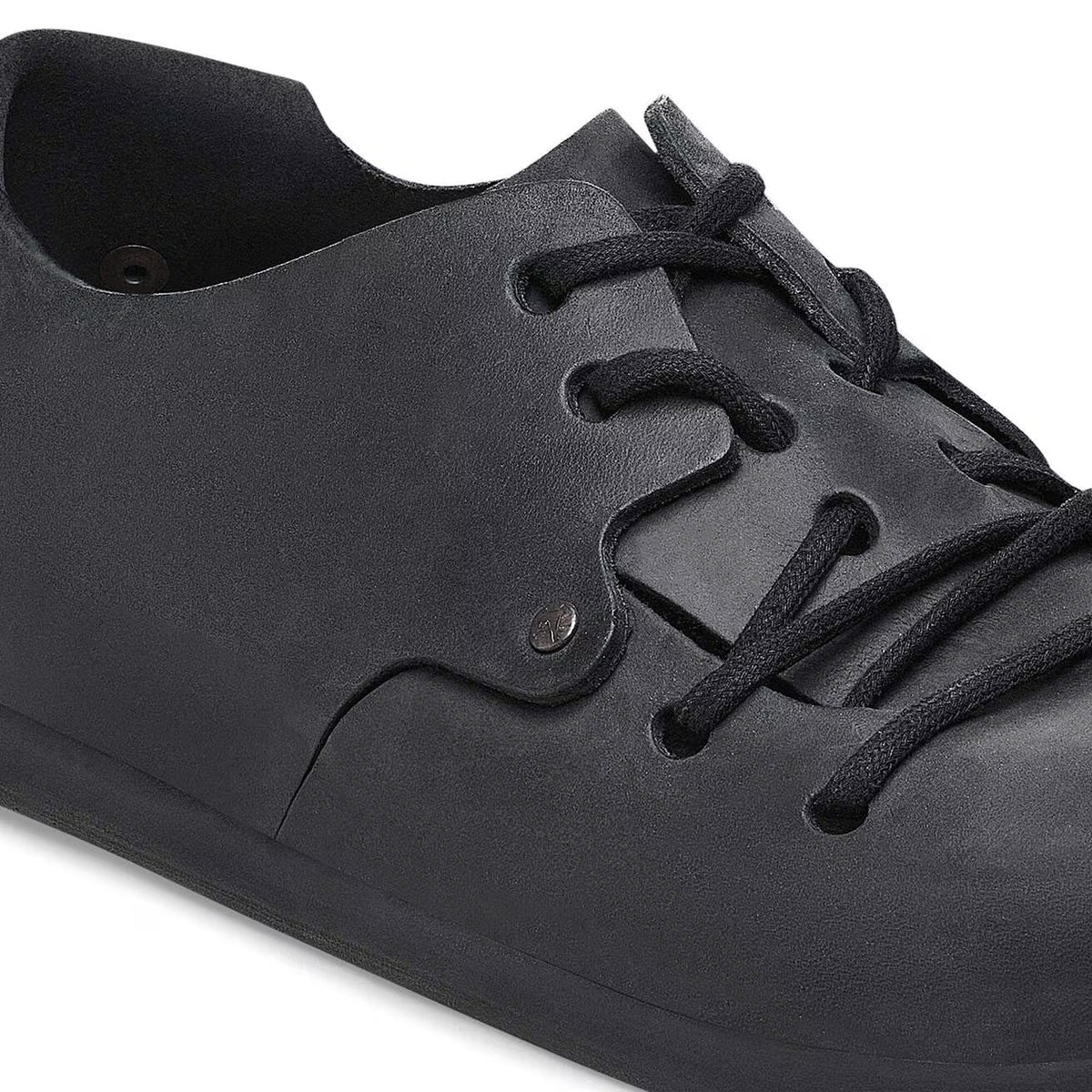 Birkenstock Montana Oiled Leather Shoes - Black - 199261 - Regular