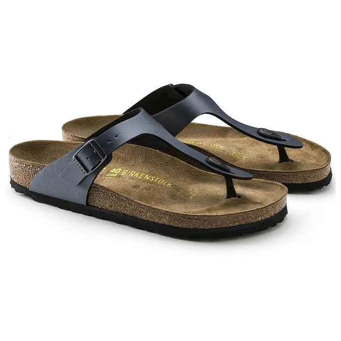 Birkenstock Gizeh Birko-Flor Sandals - Ice Pearl Onyx - 843801 - Regular