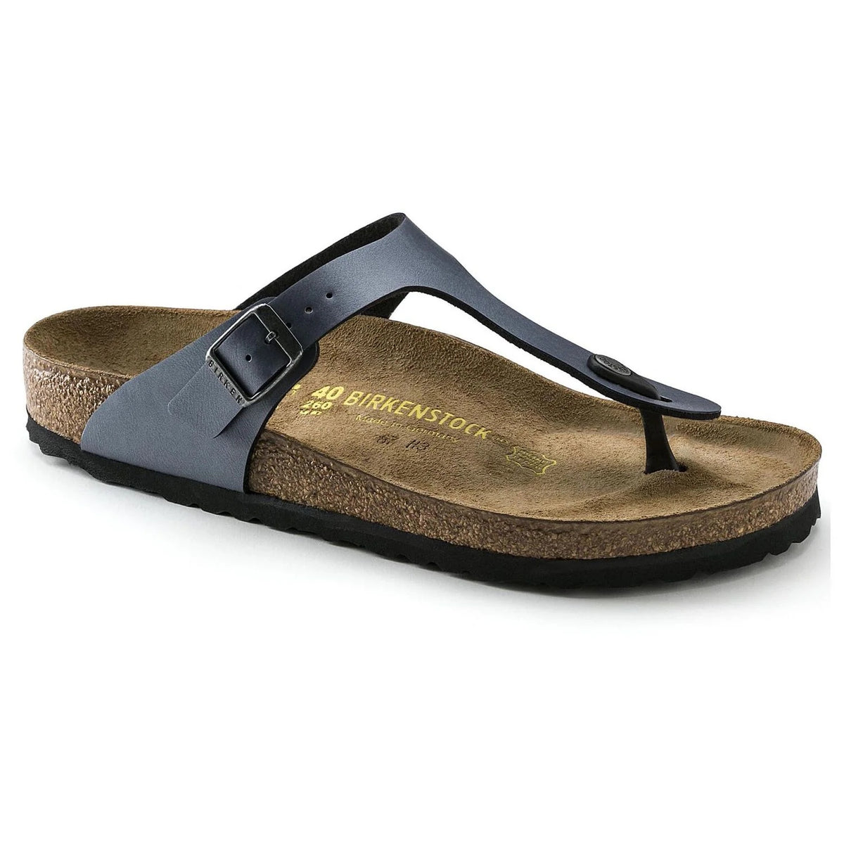 Birkenstock Gizeh Birko-Flor Sandals - Ice Pearl Onyx - 843801 - Regular