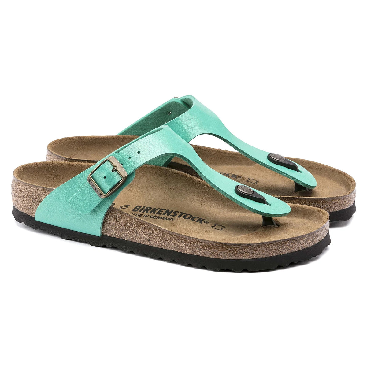 Birkenstock Gizeh Birko-Flor Sandals - Graceful Emerald - 1016147