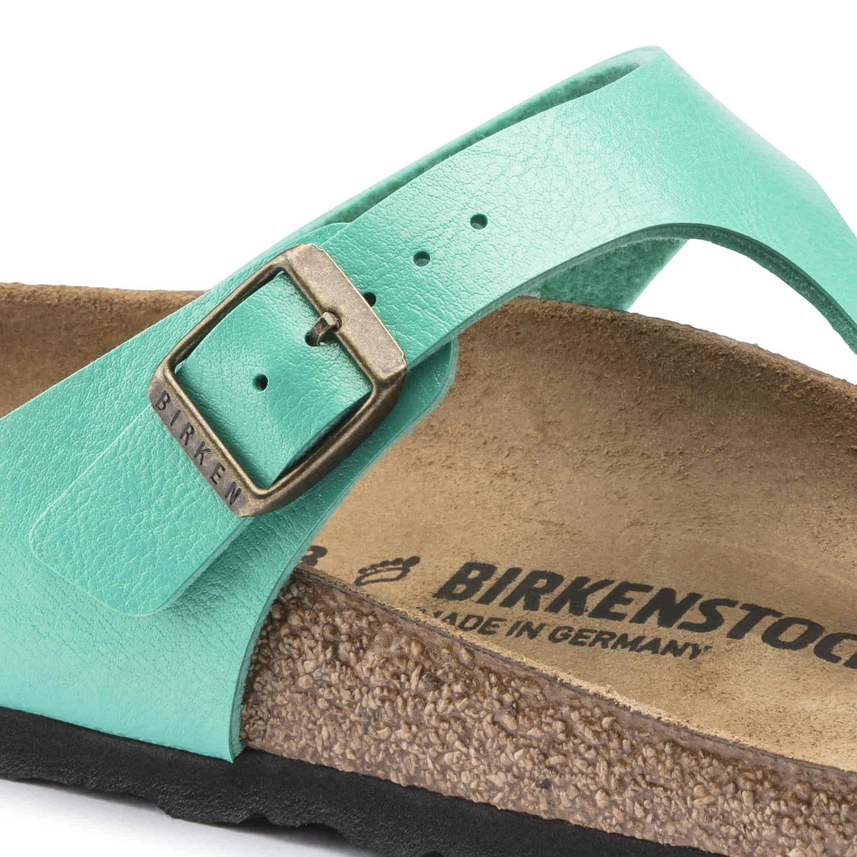 Birkenstock Gizeh Birko-Flor Sandals - Graceful Emerald - 1016147
