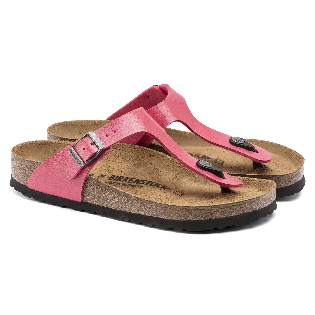 Birkenstock Gizeh Birko-Flor Sandals - Graceful Raspberry - 1016415 - Narrow