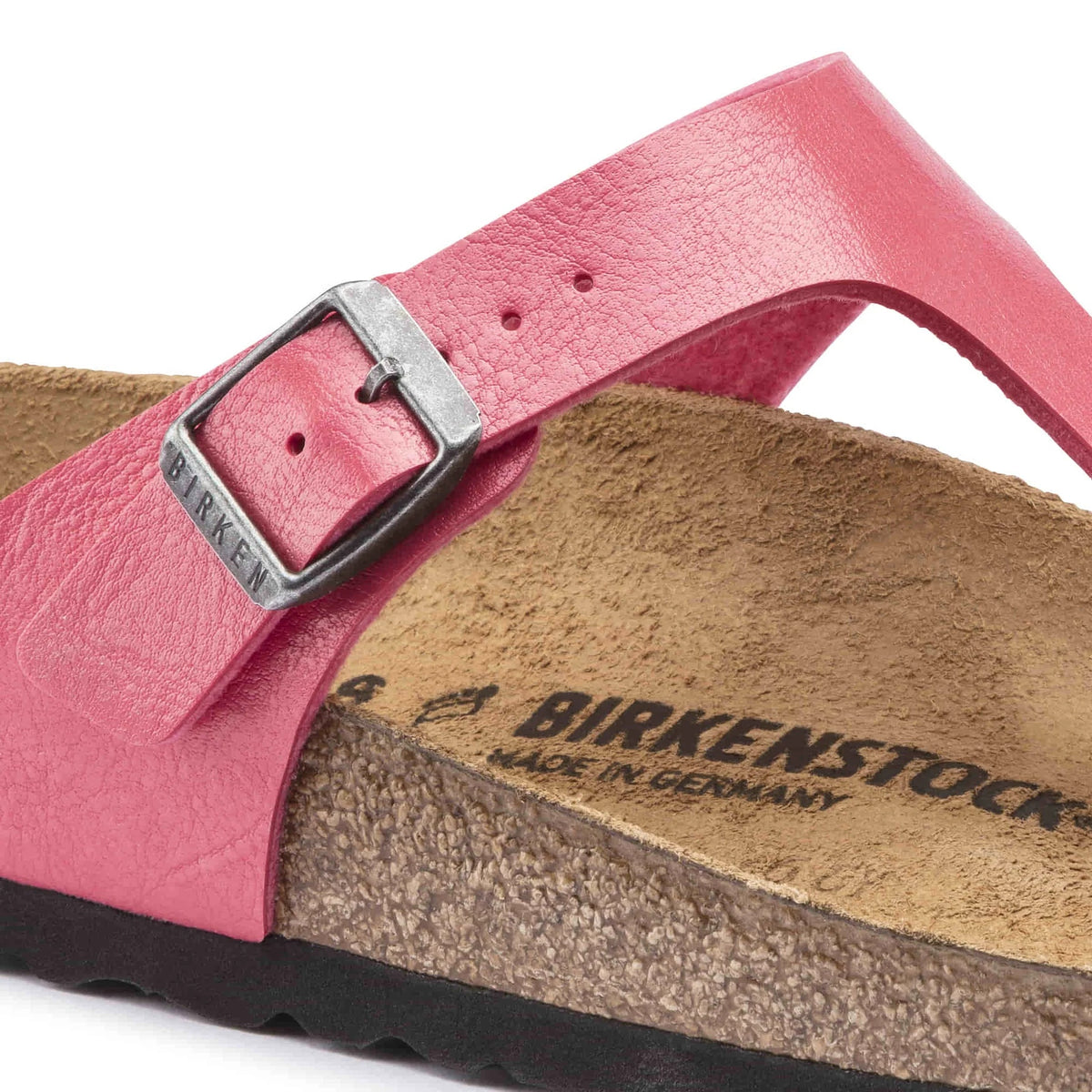 Birkenstock Gizeh Birko-Flor Sandals - Graceful Raspberry - 1016415 - Narrow