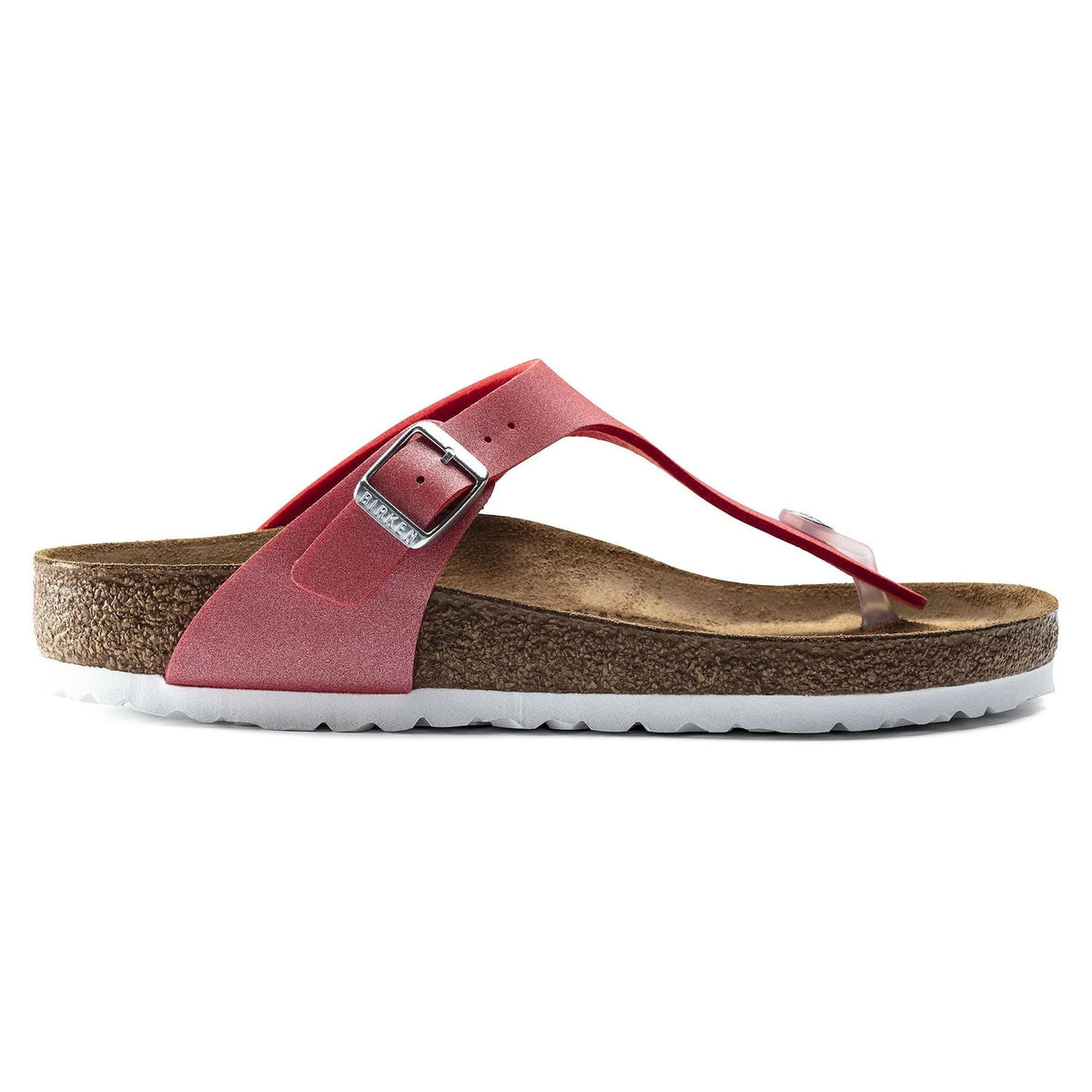 Birkenstock Gizeh Birko-Flor Sandals - Icy Metallic Poppy - 1019349 - Regular
