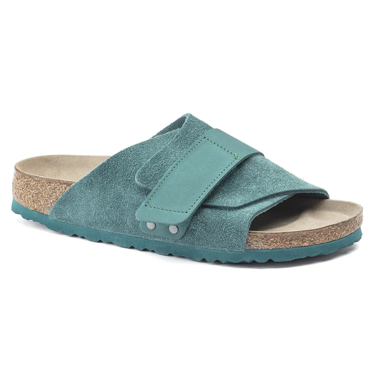 Birkenstock Kyoto Nubuck Suede Leather Sandals - Dark Teal - 1020760 - Narrow