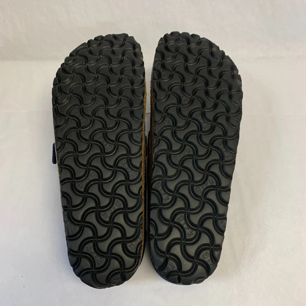 Birkenstock Buckley Shearling Suede Leather Clogs - Navy - 1021047 - Narrow
