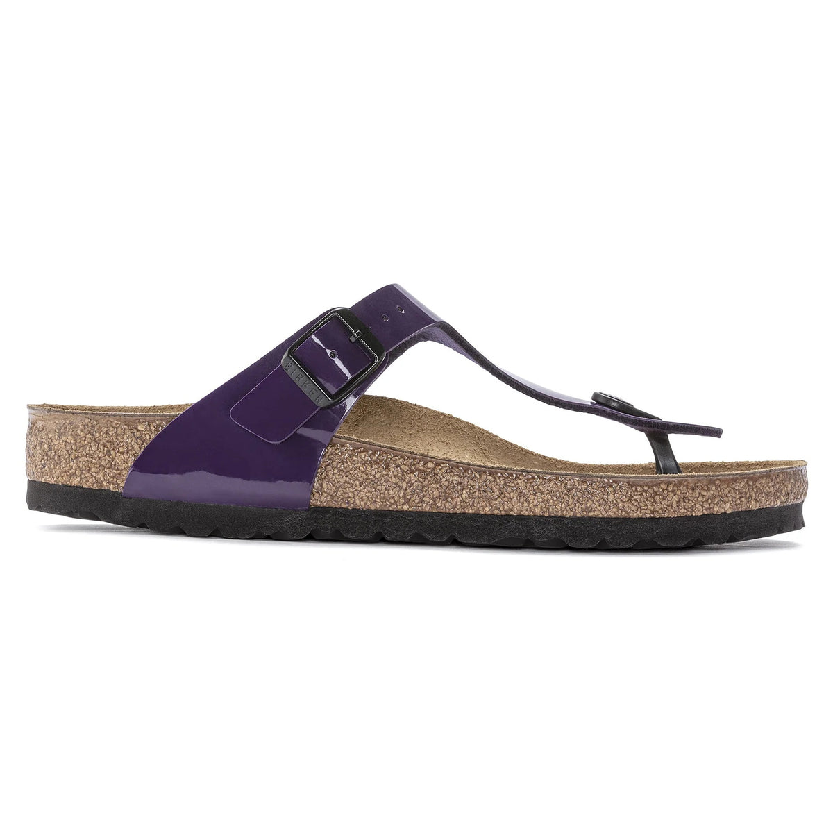 Birkenstock Gizeh Birko-Flor Sandals - Patent Plum Purple - 1023235 - Regular