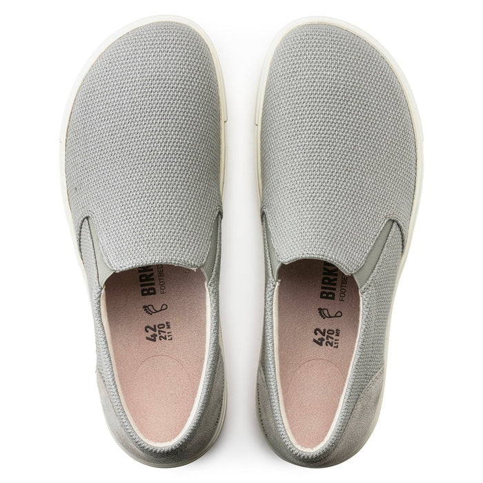 Birkenstock Oswego Canvas/Suede  Sandals - Whale Gray - 1022446 - Narrow