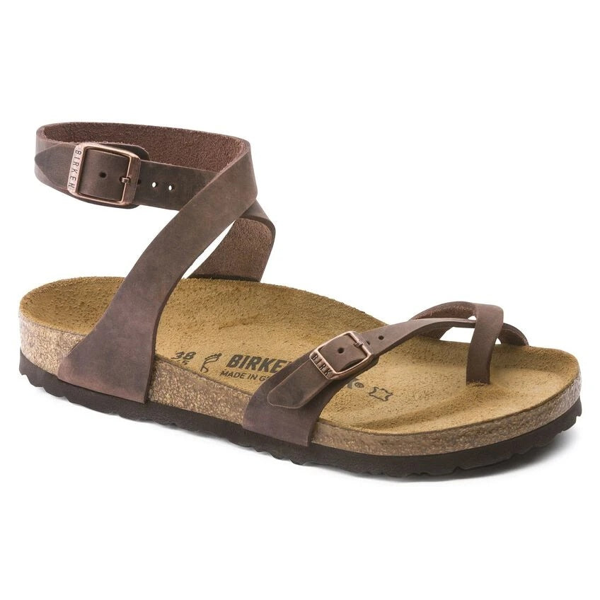 Birkenstock Yara Oiled Leather Sandals - Habana - 13391 - Regular
