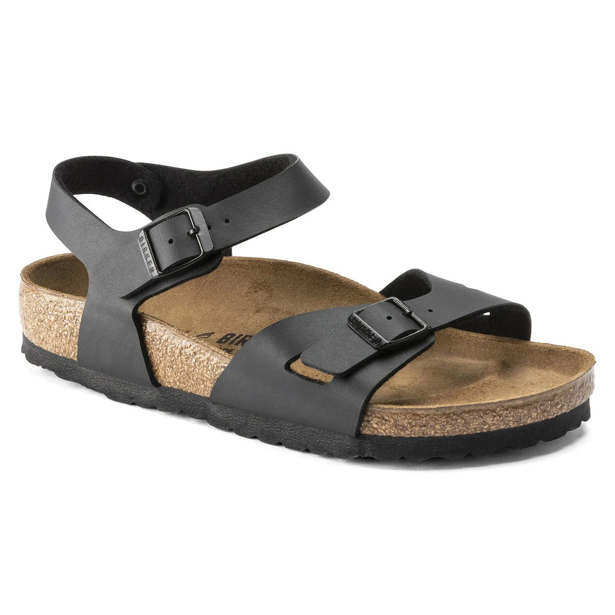 Birkenstock Rio Birko-Flor Sandals - Black - 31793 - Narrow