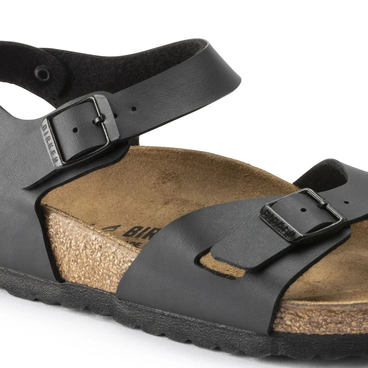 Birkenstock Rio Birko-Flor Sandals - Black - 31793 - Narrow