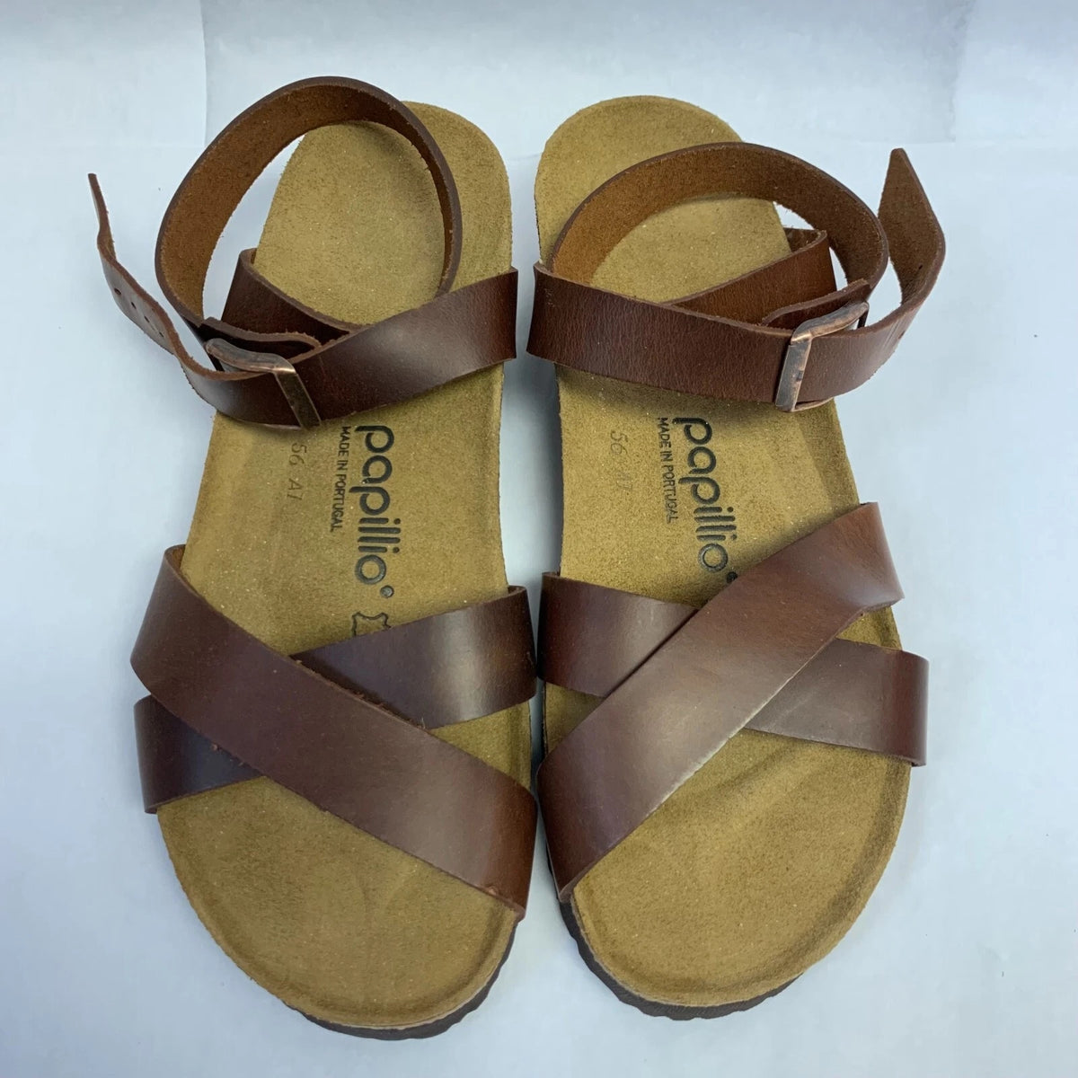 Birkenstock Lola Natural Leather Sandals - Cognac - 1009237 - Narrow