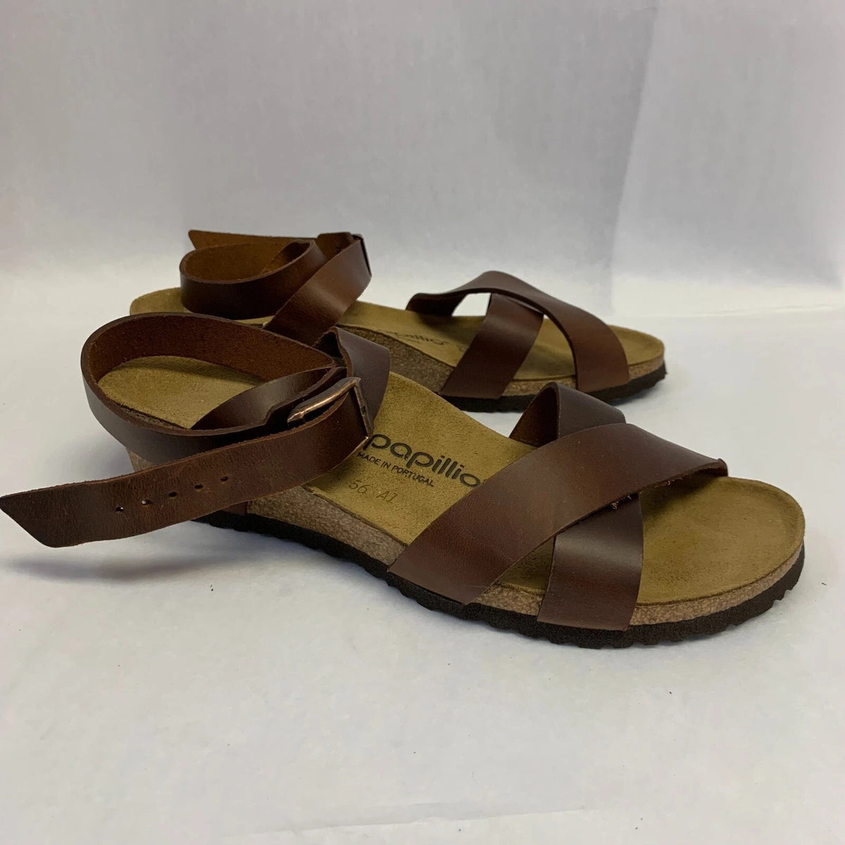 Birkenstock Lola Natural Leather Sandals - Cognac - 1009237 - Narrow