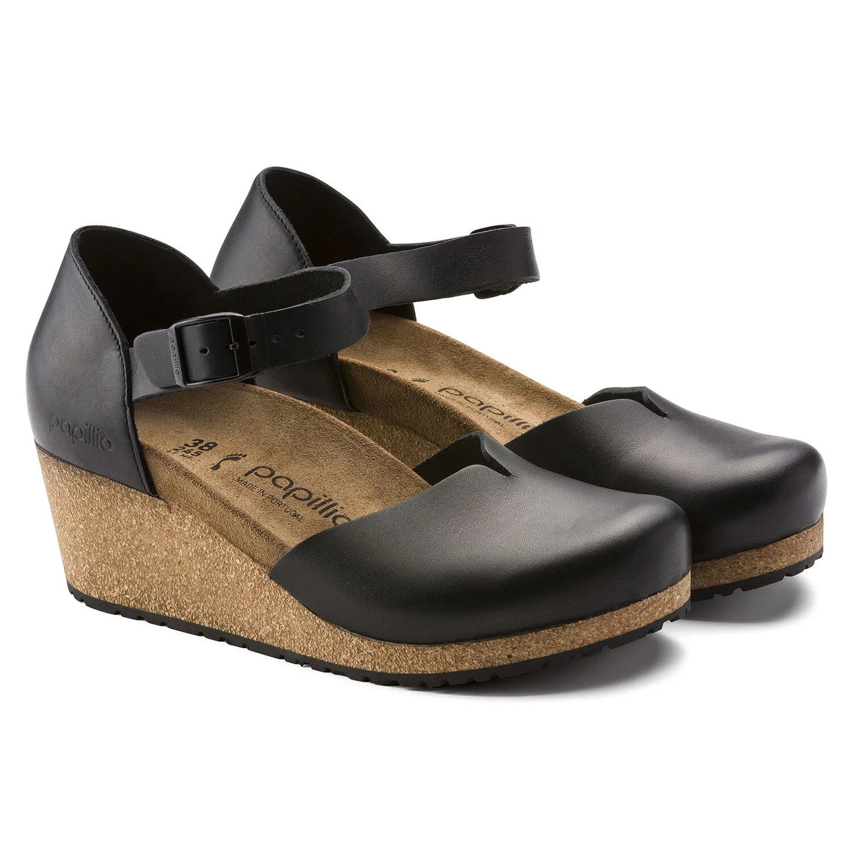 Birkenstock Mary Leather Sandals - Black - 1014686 - Narrow