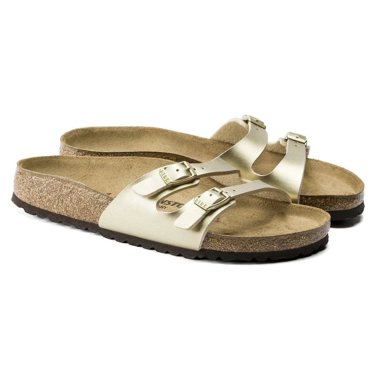 Birkenstock Ibiza Birko-Flor Sandals - Gold - 1016105 - Narrow