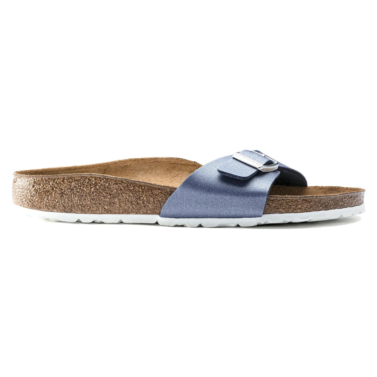 Birkenstock Madrid Bs Birko-Flor Sandals - Icy Metallic Azure Blue - 1016853 - Narrow