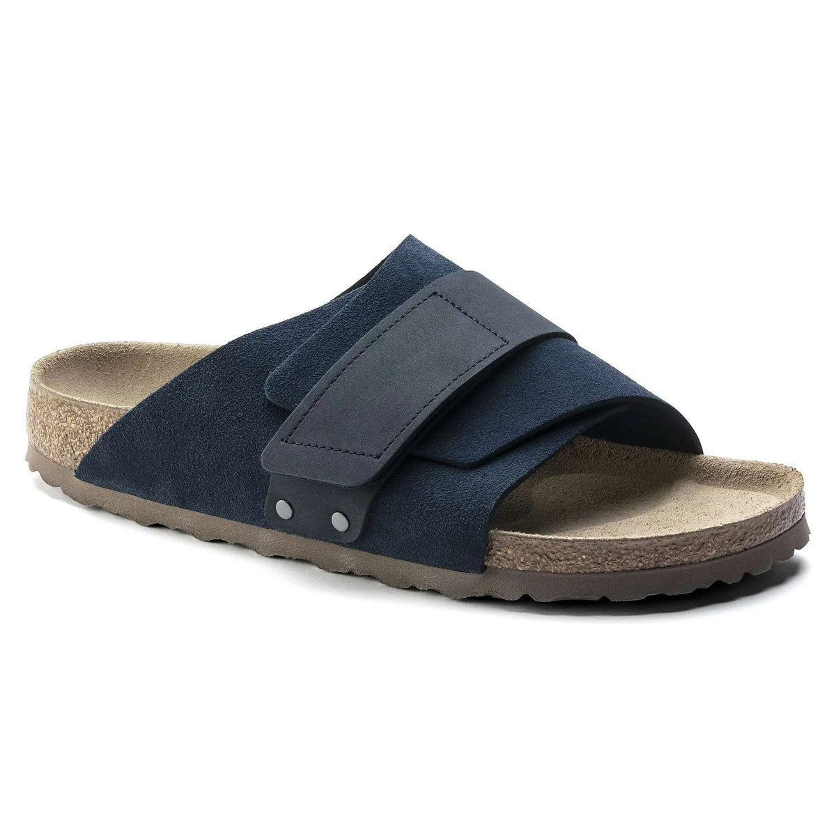 Birkenstock Kyoto Suede Leather Sandals - Navy - 1017487 - Regular