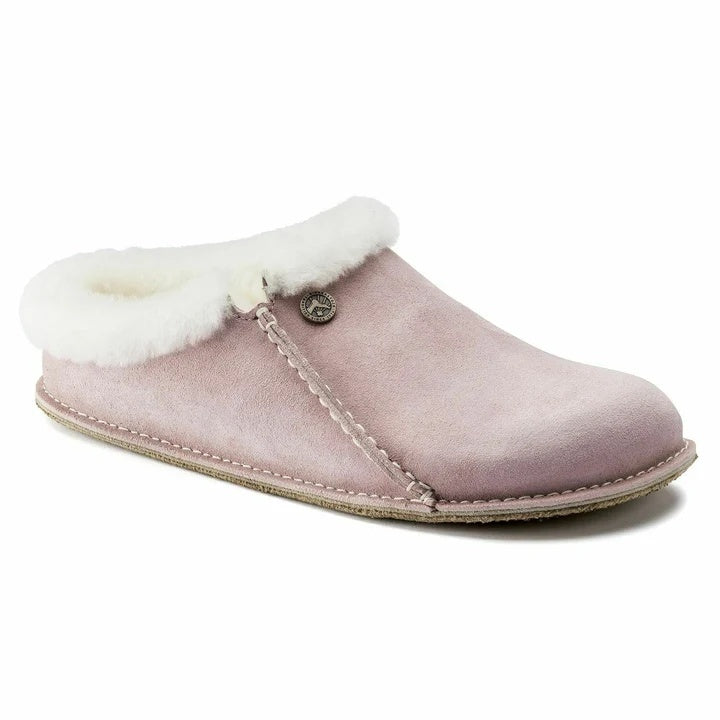 Birkenstock Zermatt Premium Suede Leather Clogs - Lavender Blush - 1017992 - Narrow