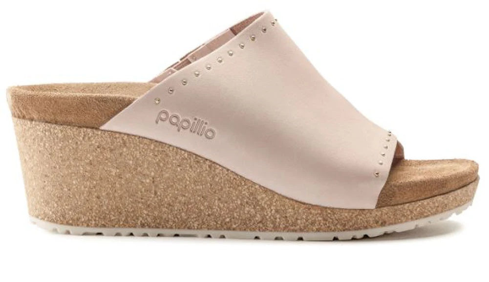 Birkenstock Namica Rivets Nubuck Leather Sandals - Soft Pink - 1018441 - Narrow