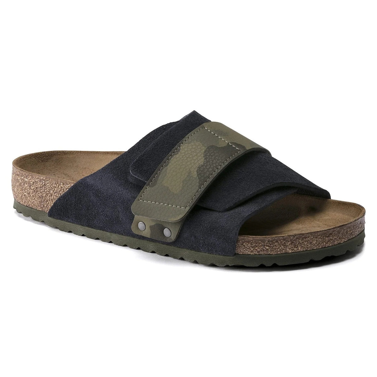 Birkenstock Kyoto Suede Leather  Birko-Flor Sandals - Midnight - 1019737 - Regular