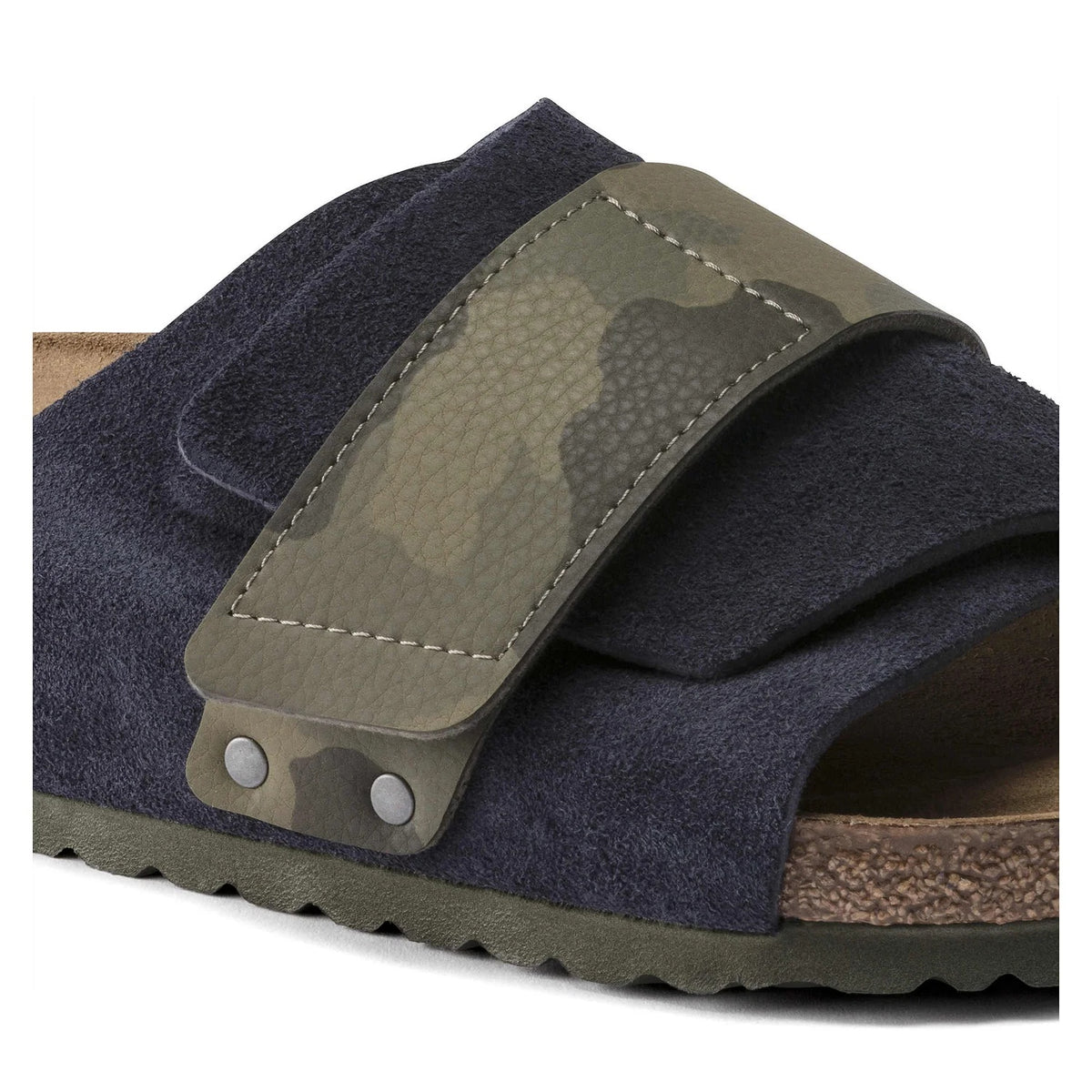 Birkenstock Kyoto Suede Leather  Birko-Flor Sandals - Midnight - 1019737 - Regular