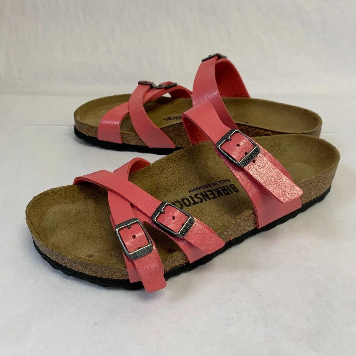 Birkenstock Franca Graceful Birko-Flor Sandals - Coral - 1020906 - Regular