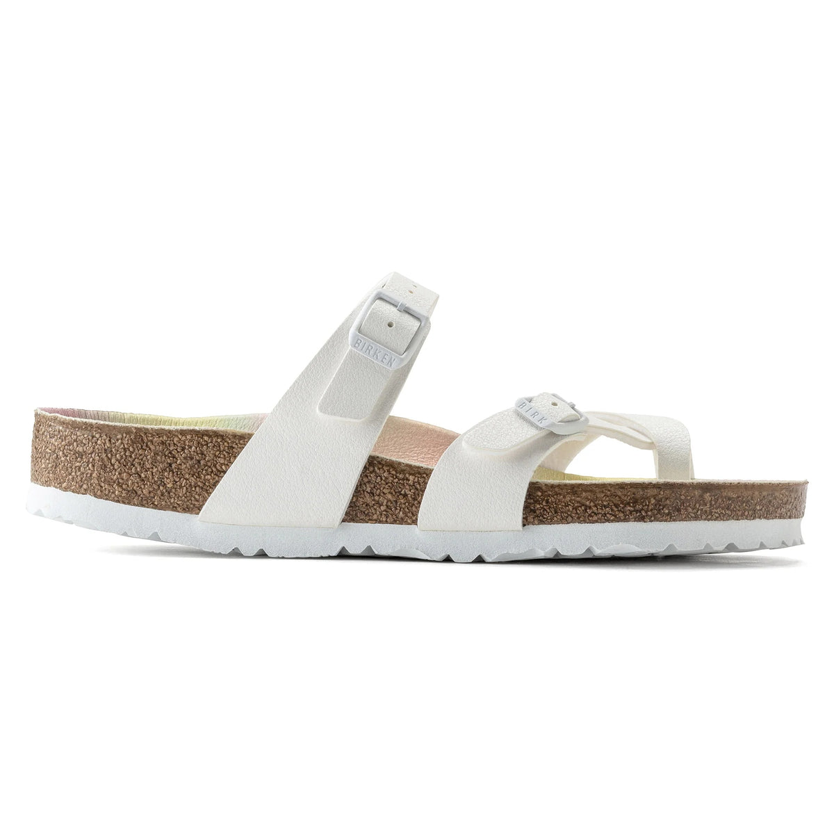 Birkenstock Mayari Vegan Birko-Flor Sandals Nubuck -  White - 1021215 - Regular
