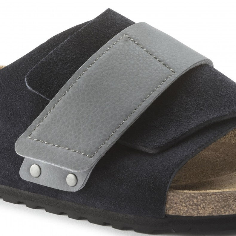 Birkenstock Kyoto Nubuck Suede Leather Sandals - Midnight - 1022315 - Regular