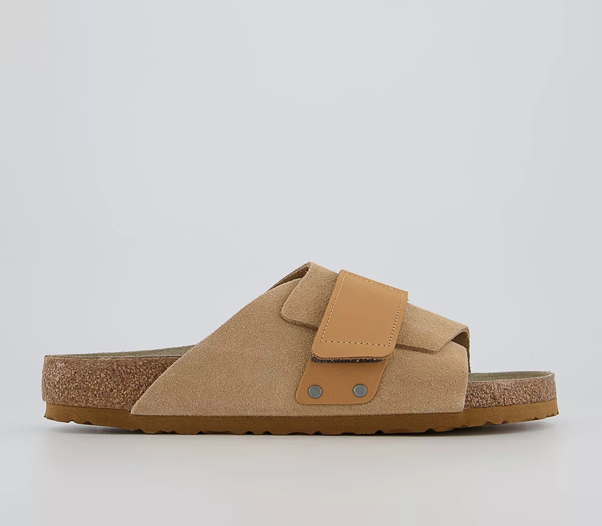 Birkenstock Kyoto Nubuck Suede Leather Sandals - Clay - 1022351 - Regular