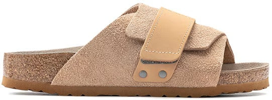 Birkenstock Kyoto Nubuck Suede Leather Sandals - Clay - 1022377 - Narrow
