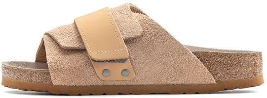 Birkenstock Kyoto Nubuck Suede Leather Sandals - Clay - 1022377 - Narrow