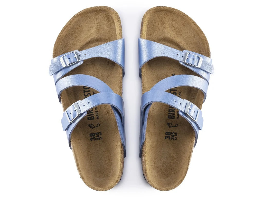 Birkenstock Salina Birko-Flor Sandals - Graceful Riviera Blue - 1022856 - Narrow