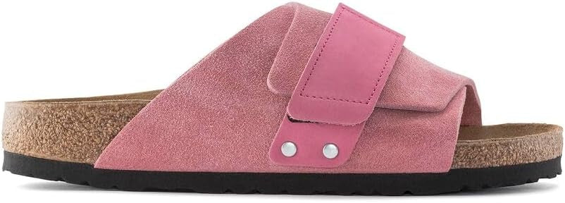 Birkenstock Kyoto Suede Leather Sandals - Modern Candy Pink - 1024236 - Narrow