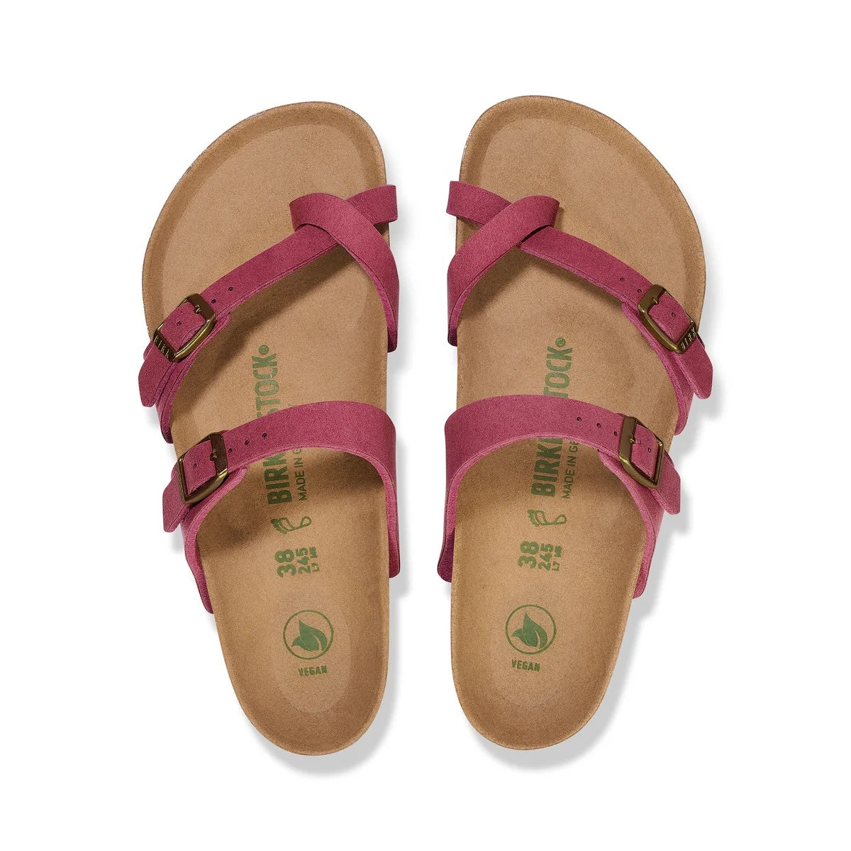 Birkenstock Mayari Vegan Synthetic Soft Birki Sandals -   Berry Crush - 1027907 - Regular