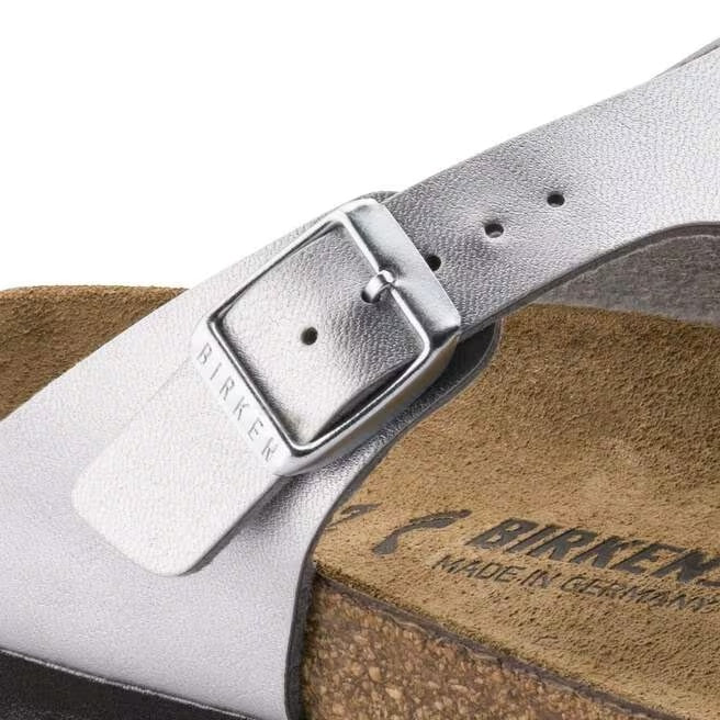 Birkenstock Gizeh Birko-Flor Sandals - Silverr - 0043853 - Narrow