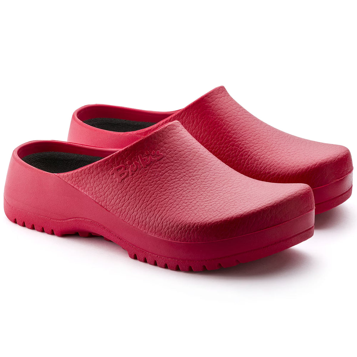 Birkenstock Super-Birki Polyurethane Clogs - Red - 68031 - Regular